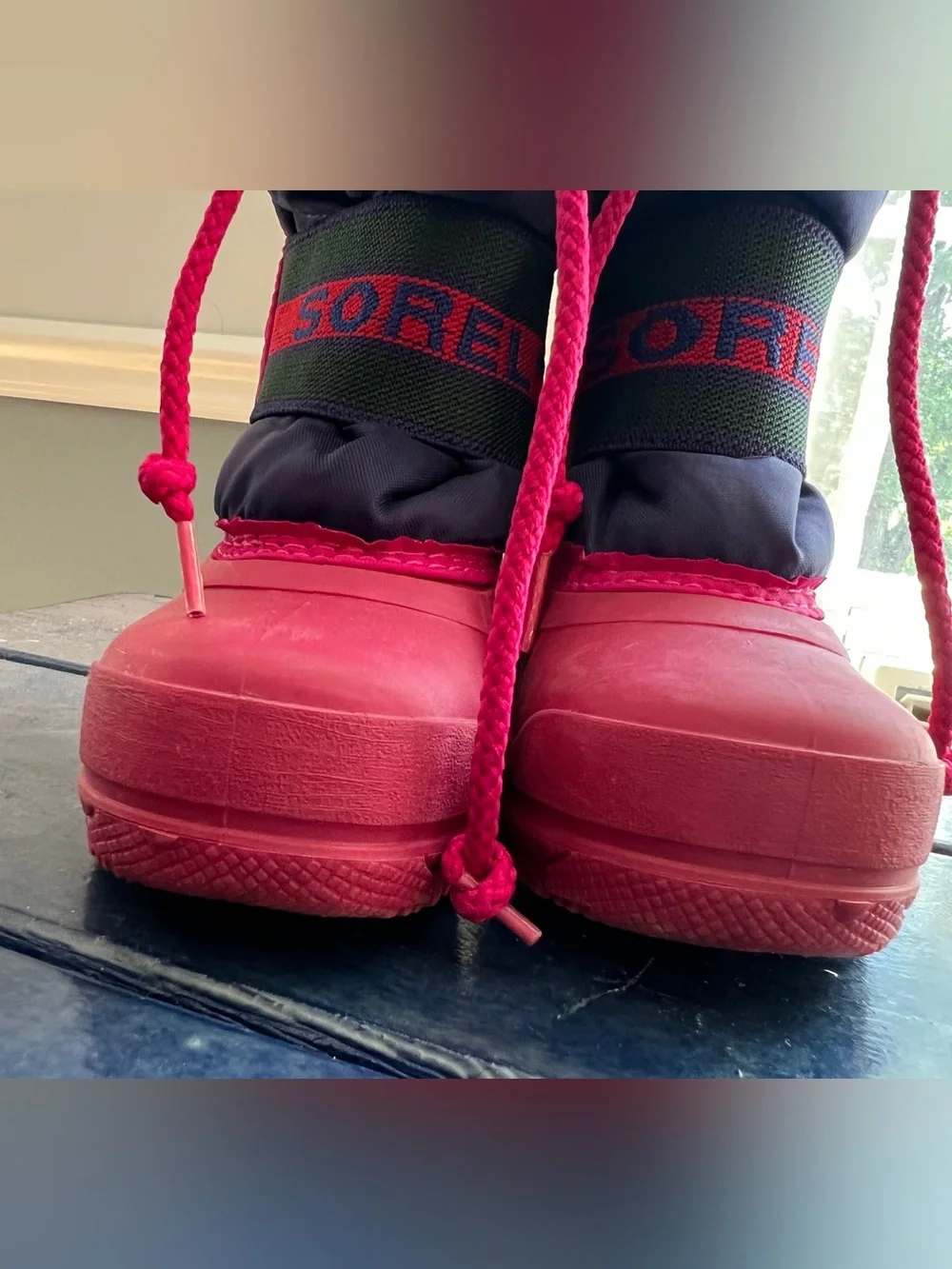 SOREL Kids Size 6 Pink Purple Insulated Waterproof Winter Snow Boots